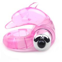 Pink Dolphin Cock Ring-thumb-1
