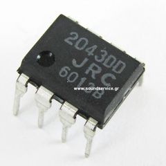 IC 2043DD 8-DIP JRC NJM2043DD ΠΡΟΕΝΙΣΧΥΤΗΣ STEREO