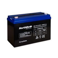 Μπαταρία Hybrid Gel Northbatt 115-12V 116Ah C100 12V 1200 Κύκλοι Εκφόρτισης