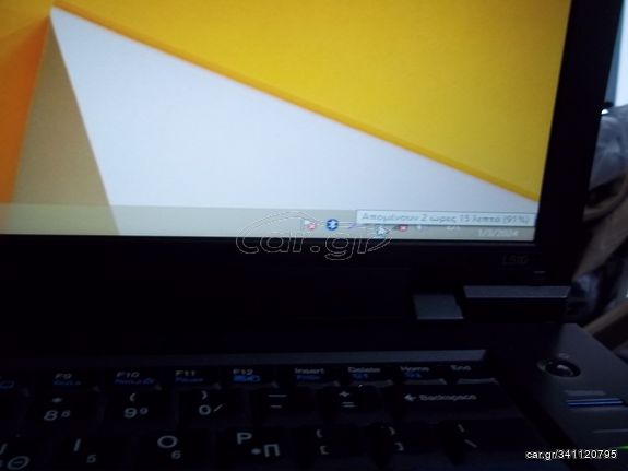 Laptop της  Lenovo L510,Core2duo-P8700, 2.53GHZ,Ram 2 GB,DVDRW,SSD Kingston 60 GB,15.4"