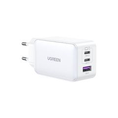 Ugreen Φορτιστής Τοίχου με USB-A & 2xUSB-C 65W - Λευκό