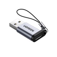 Ugreen Μετατροπέας USB-A male σε USB-C female - Ασημί