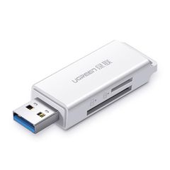 Ugreen Card Reader USB 3.0 για SD/microSD - Λευκό