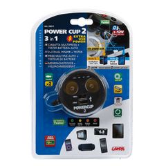 ΑΝΤΑΠΤΟΡΑΣ ΑΝΑΠΤΗΡΑ POWERCUP 2 12V + 2USB + TESTER ΜΠΑΤΑΡΙΑΣ-thumb-2