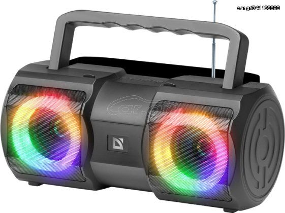 Defender Portable Bluetooth Speaker Beatbox 20 Black BT/FM/USB/TF/AUX/Light - (65420)