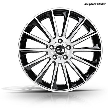 MERCEDES EW02-WILDBEAUTY 8X18 5X112 CB 66,5 BLACK POLISH SPHERIC-R14