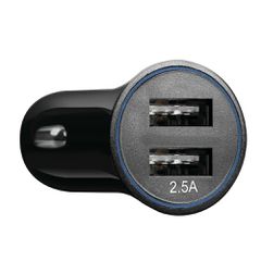 ΑΝΤΑΠΤΟΡΑΣ ΑΝΑΠΤΗΡΑ ΜΕ 2 USB 12/24V 2500 mA LED PLUG-IN 2 (Φ 25mm / ΜΗΚΟΣ 51mm)-thumb-1