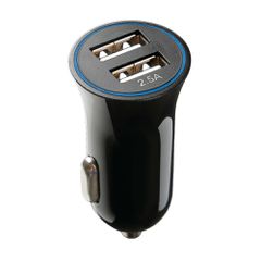 ΑΝΤΑΠΤΟΡΑΣ ΑΝΑΠΤΗΡΑ ΜΕ 2 USB 12/24V 2500 mA LED PLUG-IN 2 (Φ 25mm / ΜΗΚΟΣ 51mm)-thumb-2