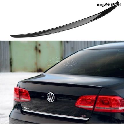 Αεροτομή Πορτ Παγκάζ Για VW Passat B8 15-22 Oem V1 Look Lipspoiler Από Abs Πλαστικό Γυαλιστερή Μαύρη 