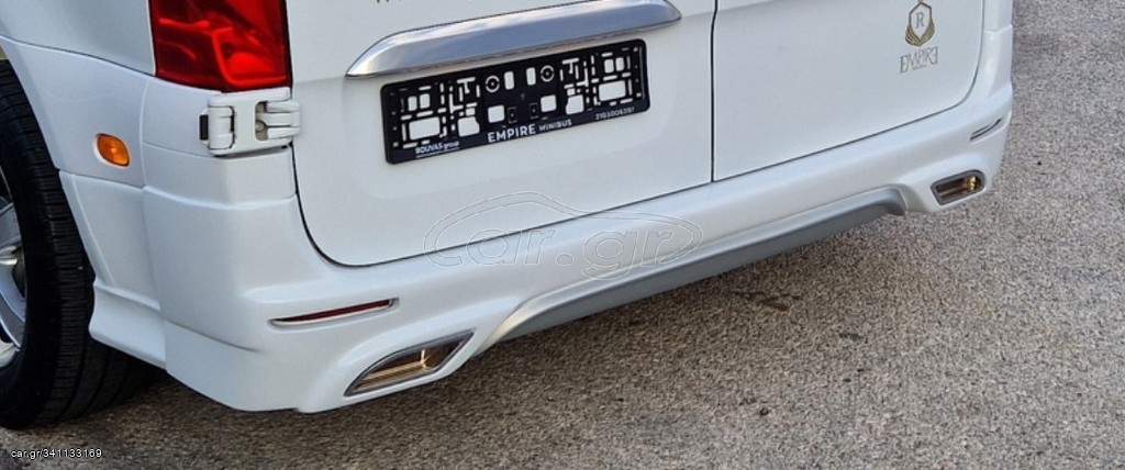 Σπόιλερ Πίσω Προφυλακτήρα για Mercedes Sprinter W906 Facelift & Vito / V-Class W447