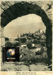 Σπάνια όψη του κάστρου των Ιωαννίνων (δεκ. 1900) απόκομμα γερμανικού περιοδικού - Janina Ιωάννινα