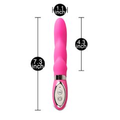 10-Mode Silicone Pink G-Spot Vibrator-thumb-4