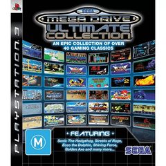 PS3 GAME - Sega Mega Drive Collection 40 Classic games (MTX)