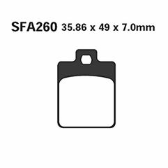 ΤΑΚΑΚΙΑ ΠΙΣΩ SYM SYMPHONY 125/150/200 GILERA RUNNER 50/125/180 2T FA260 P175ASX | ADIGE