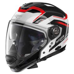 ΚΡΑΝΟΣ NOLAN N70-2 GT SWITCHBACK METAL WHITE - BLACK - RED (60)