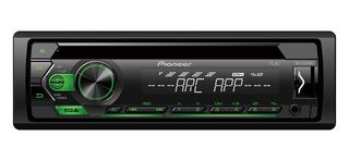 Pioneer DEH-S121UBG 1-DIN CD Tuner with RDS tuner, green illumination, USB, Aux-In and Hand Held Rem