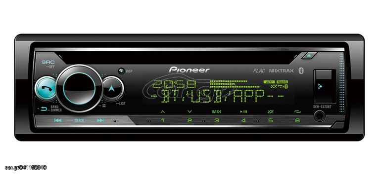 Pioneer DEH-S520BT 4x50W/USB/BT/iPhone/Multi color