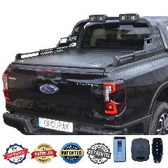 SMART ΡΟΛΟ ΑΛΟΥΜΙΝΙΟΥ ΗΛΕΚΤΡΙΚΟ ΜΕ PREMIUM LED ROLL-BAR SMART 2-7000 E-ROLL+RB 430LED FORD RANGER 2023+ XL/XLT/LIMITED