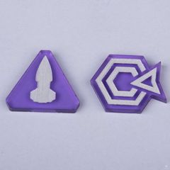 Twilight Imperium Command & Control Tokens - PURPLE