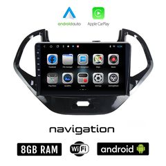 FORD KA (μετά το 2017) Android οθόνη αυτοκίνητου 8GB + 128GB με GPS WI-FI (ηχοσύστημα αφής 9" ιντσών OEM Android Auto Apple Carplay Youtube Playstore MP3 USB Radio Bluetooth Mirrorlink εργοστασια
