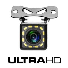 Ultra High Definition κάμερα οπισθοπορείας αυτοκινήτου με 12 LEDs (υψηλής ανάλυσης 170° μοιρών UHD universal νυχτερινή όραση έγχρωμη παρκαρίσματος αμάξι ΙΧ φορτηγού λεωφορείου παρκάρισμα επιβατικού αμ