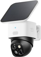eufy SoloCam S340 Wireless Outdoor Security Camera with Dual Lens and Solar Panel
