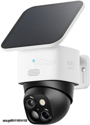 eufy SoloCam S340 Wireless Outdoor Security Camera with Dual Lens and Solar Panel