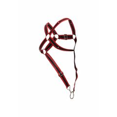 DNGEON Cross Cockring Harness O/S RED-thumb-7