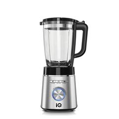 IQ BL-415 Μπλέντερ για Smoothies με Γυάλινη Κανάτα 1.75lt, 1400W, Inox