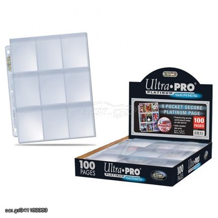 Ultra Pro: 9 Pocket Pages - Secure Clear