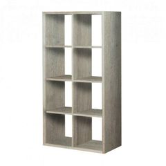 SARFURNITURE Κυβική βιβλιοθήκη 2x4 σταχτί SAR-111187