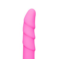 10-Mode Silicone Pink Penis Vibrator-thumb-2