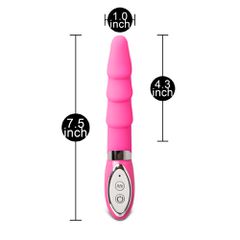 10-Mode Silicone Pink Penis Vibrator-thumb-4