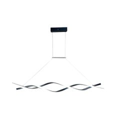 InLight Κρεμαστό φωτιστικό LED 40W 3CCT by switch on base σε μαύρο χρώμα D:120cm 6085-BL