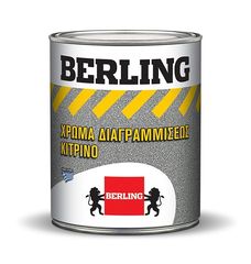 Χρώμα Διαγραμμίσεων Κίτρινο 0.6lt   Berling