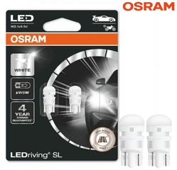 OSRAM Λάμπες Αυτοκινήτου LEDriving SL (T10) 6000K ~Λευκό~ 12V (2τμχ)