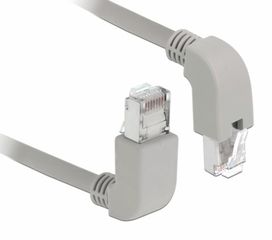 POWERTECH καλώδιο δικτύου CAB-N162, Cat 5e U/UTP, CCA 26AWG, 1m, γκρι