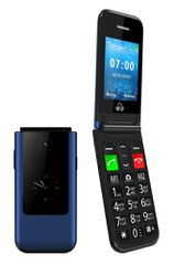 POWERTECH κινητό τηλέφωνο Sentry Dual II V2, 2 οθόνες, dual SIM, πλήκτρο SOS, μπλε