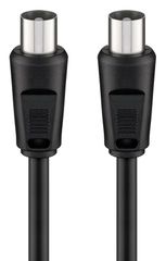 GOOBAY καλώδιο κεραίας αρσενικό 68146, <70dB, CCS, 1.5m, μαύρο
