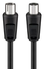 GOOBAY καλώδιο κεραίας αρσενικό σε θηλυκό 11563, <70dB, CCS, 7.5m, μαύρο