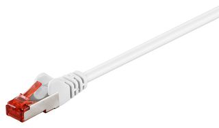 GOOBAY καλώδιο δικτύου 95575, CAT 6 S/FTP (PiMF), CCA, 1.5m, λευκό