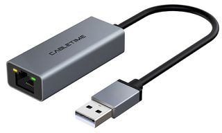 CABLETIME αντάπτορας δικτύου CT-AML100, USB, 100Mbps Ethernet, γκρι