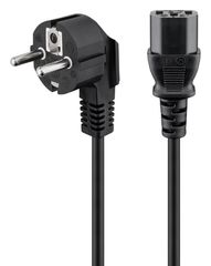 GOOBAY καλώδιο τροφοδοσίας 95142, 3G 1.00mm², 3m, μαύρο