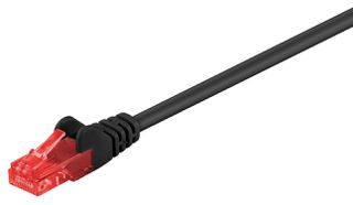 GOOBAY καλώδιο δικτύου 68680, CAT 6 U/UTP, CCA, 2m, μαύρο