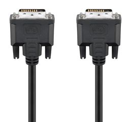 GOOBAY καλώδιο DVI-D 24+1 93573, 30AWG, Full HD, 1.8m, μαύρο