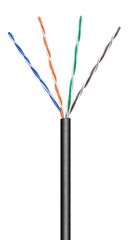 GOOBAY καλώδιο δικτύου 57198, CAT 5e U/UTP, CCA, έως 40m, 100m, μαύρο
