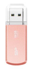SILICON POWER USB Flash Drive Helios 202, 64GB, USB 3.2, ροζ χρυσό