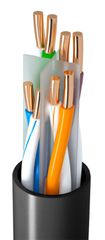 POWERTECH καλώδιο δικτύου CAB-N294, Cat 6 U/UTP, CCA, 24AWG, 305m, μαύρο