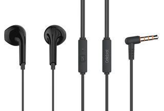 CELEBRAT earphones με μικρόφωνο G20, 3.5mm σύνδεση, Φ14mm, 1.2m, μαύρα