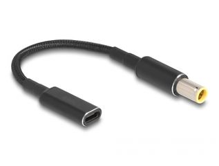 POWERTECH αντάπτορας τροφοδοσίας laptop CAB-UC067, USB-C σε IBM 7.9x5.5mm, μαύρος